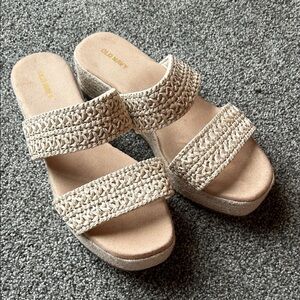 Old Navy Cream Espadrille Sandals